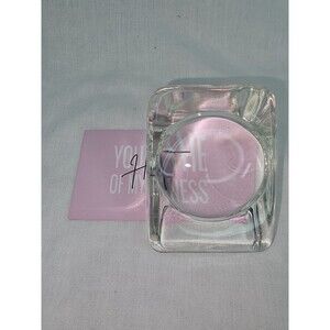 Antique Pat Appld For Clear Rectangle Glass With Convex Magnifying Lens Unusual